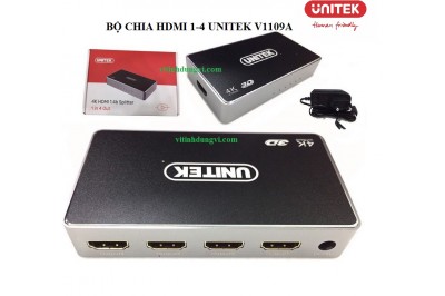 BỘ CHIA HDMI 1-4 4K chính hãng UNITEK (V1109A)